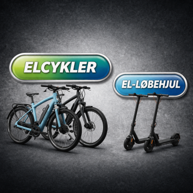 Elcykler - El L&oslash;behjul