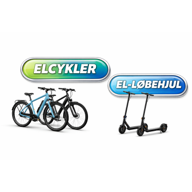 Elcykler - El L&oslash;behjul