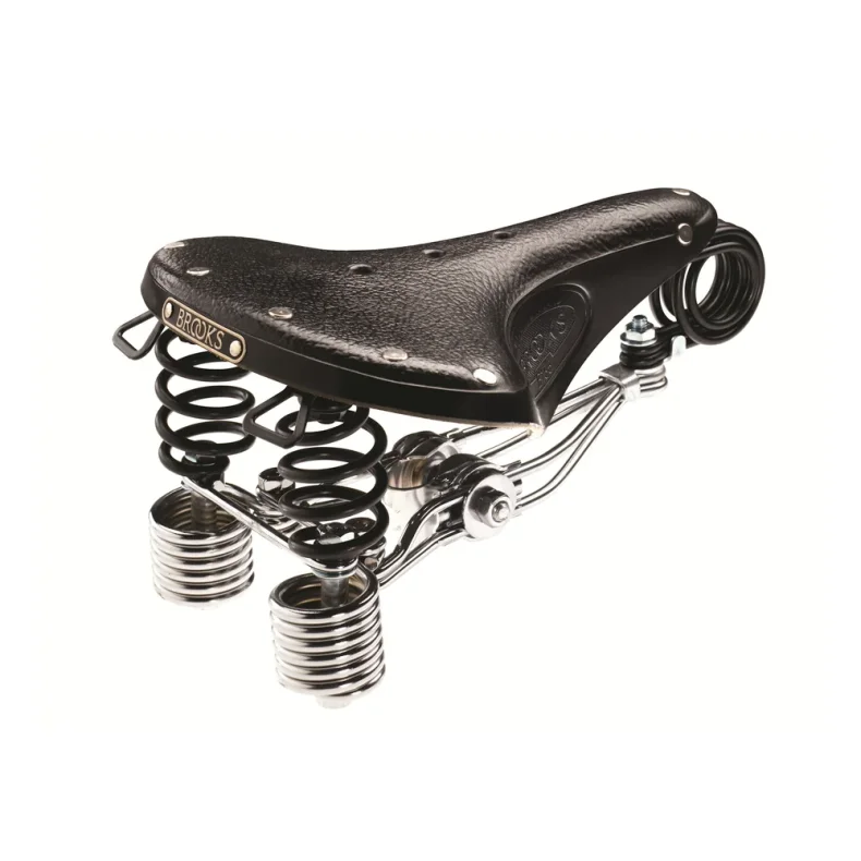 Brooks B135 sadel med dobbelt fjedre 205/289mm sort
