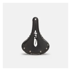 Brooks B17 Carved Short sadel 176/242mm sort
