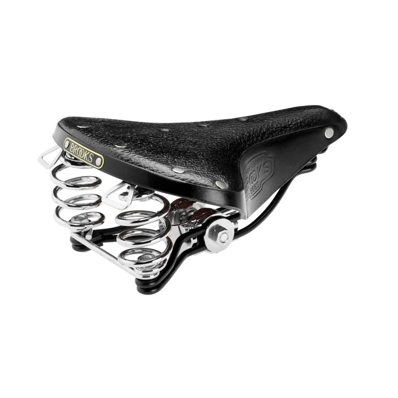 Brooks B66 Short sadel 205/240mm sort