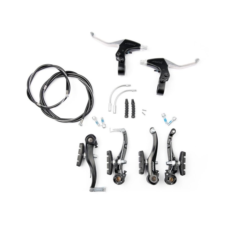 Komplet V-bremses�t front og bag med greb og kabler
