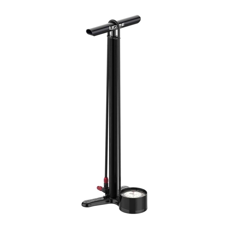 Lezyne CNC Floor Drive 3.5 fodpumpe AV/FV/DV 15 bar sort