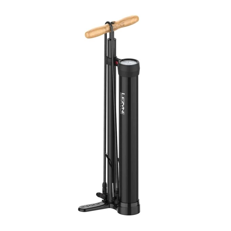 Lezyne Pressure Overdrive fodpumpe 15 bar sort