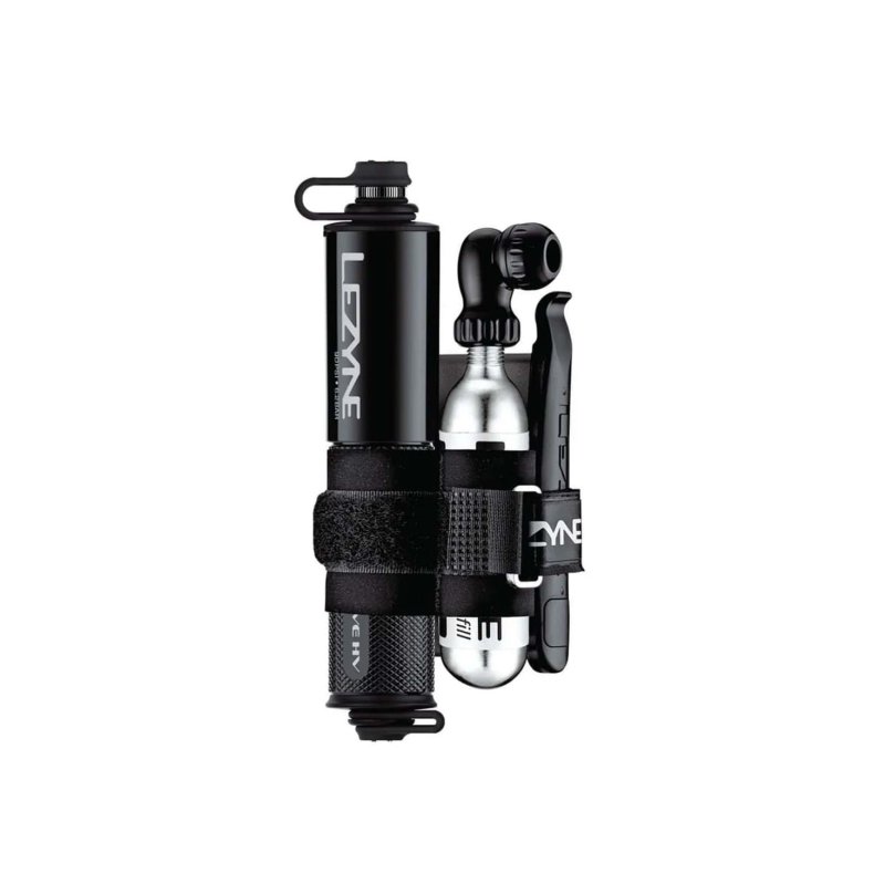 Lezyne Pocket Drive HV h�ndpumpe med CO2-pumpe og d�kjern AV/FV/DV 6,2 bar