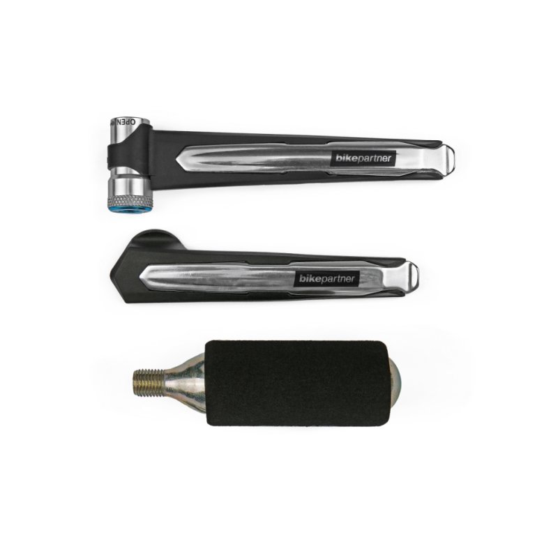 Bikepartner CO2-pumpe med aluminiumforst�rkede d�kjern og 16 g patron