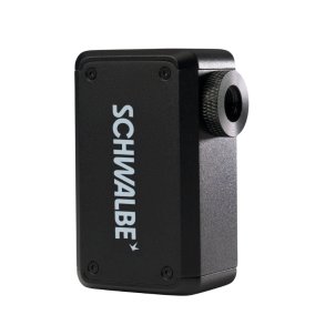 Schwalbe elektrisk minipumpe med USB-C og SCV-adapter