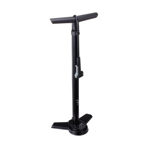 BBB AirSteel fodpumpe med manometer sort 11 bar