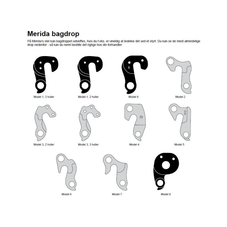 Merida geardrop &ndash; v�lg model