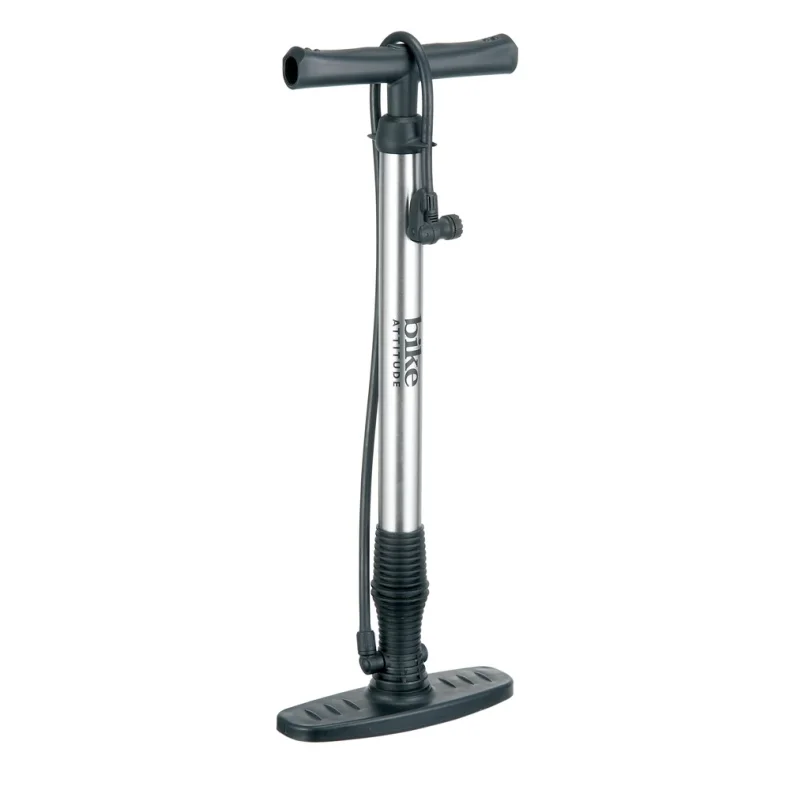 Fodpumpe Bike Attitude PlastAlu Umanometer 160 psi alle ventiler DVN hoved