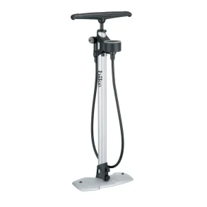 Fodpumpe Bike Attitude Med Manometer St�l 160 psi Alle Ventiler - CVD1 hoved