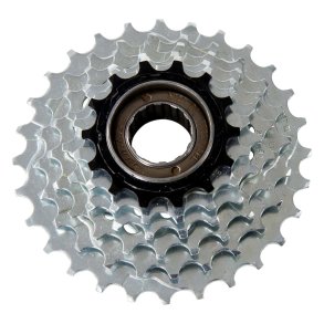 SunRace skruekrans 6 gear 14-28T s�lv