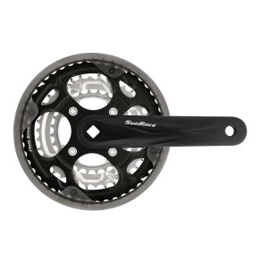 SunRace MTB kranks�t 48/38/28T 170 mm sort