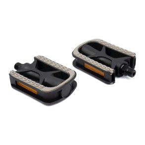 Bike Attitude City pedal med gummi 1/2 sort