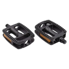 Bike Attitude City pedal aluminium med gummi matsort