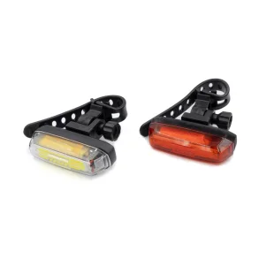 Bike Attitude Ground lygtes�t 1 COB USB-genopladelig 100/40 lumen
