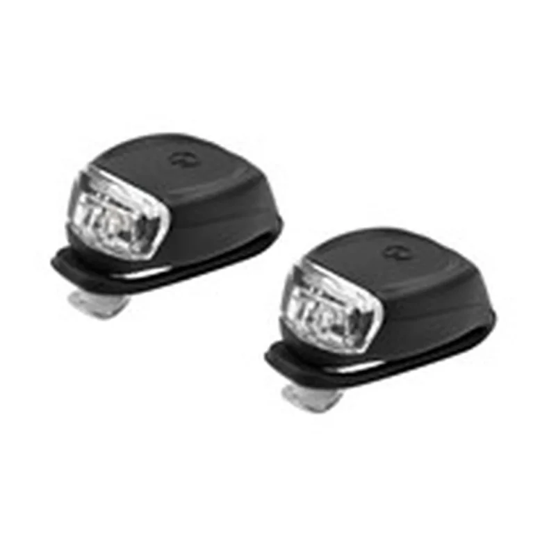 Bike Attitude Lane lygtes�t silikone 1 LED �22,2-31,8mm inkl. 2xCR2032