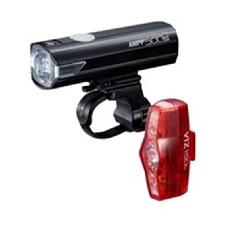 Cateye AMPP500S/ViZ150 lygtes�t USB-C genopladelig 500/150 lumen