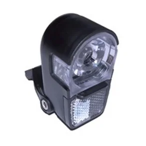 Herrmans IKE forlygte 1 LED med beslag til kronr�r inkl. batterier 40 lumen