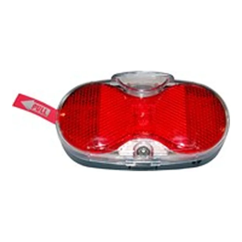 Herrmans Twinle baglygte 2 dioder til bagageb�rer 50mm mont. inkl. batterier