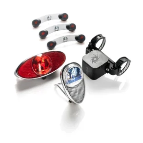 Reelight RL770 lygtes�t forlygte oplyser vej/baglygte fast lys med backup