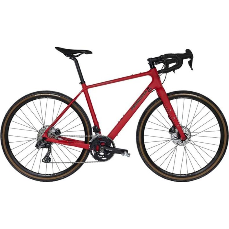 Principia Gravel Carbon GRX 1x11 2022 - mat r�d m. gr�nr�d