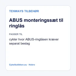 ABUS monteringss�t til ringl�s