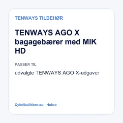 TENWAYS AGO X bagageb�rer med MIK HD