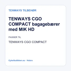TENWAYS CGO COMPACT bagageb�rer med MIK HD