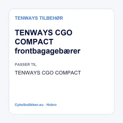 TENWAYS CGO COMPACT frontbagageb�rer