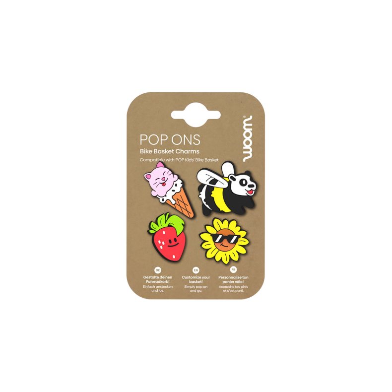 POP ONS pins til cykelkurv  summer vibe
