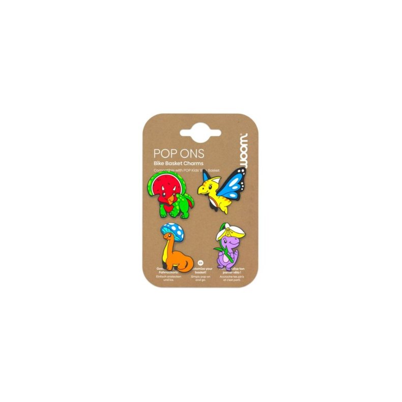 POP ONS pins til cykelkurv  Florassic Park