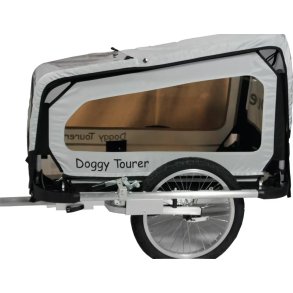 DoggyTourer Doggy Tourer S hundetrailer &ndash; s�lv/sort