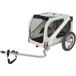 Blue Bird Mini hundetrailer 12 tommer &ndash; gr�n/beige