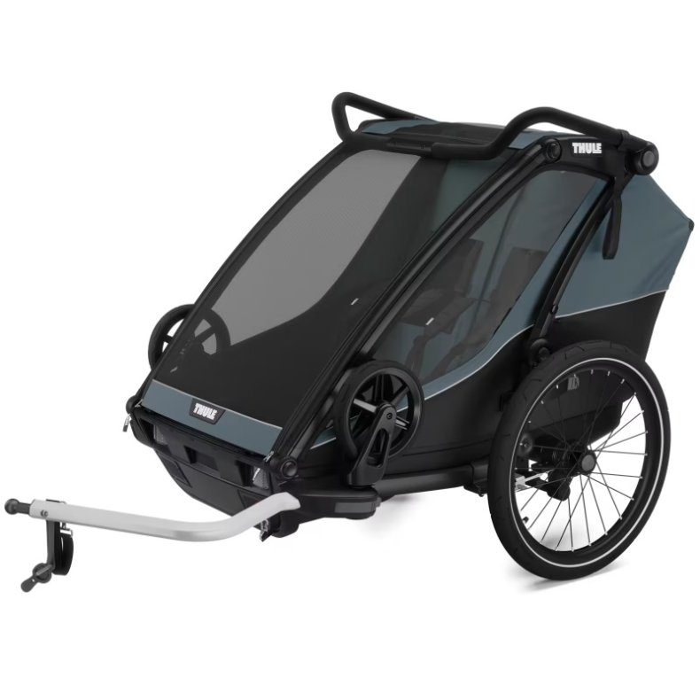 THULE cykeltrailer Chariot Cab Double &ndash; m�rk skifer