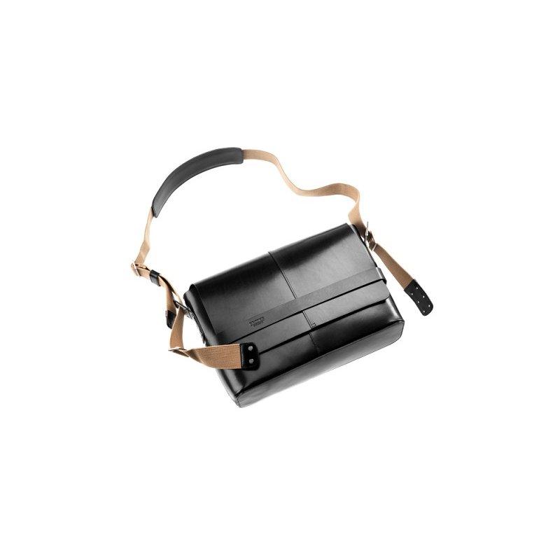 Taske Brooks Barbican medium sort l�der