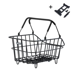 Basil Cento Alu MIK 2.0 - sort bagkurv