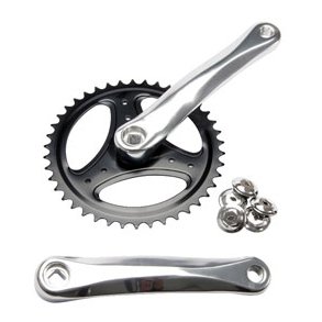 GARNITURE 170MM 42T ALU/STL