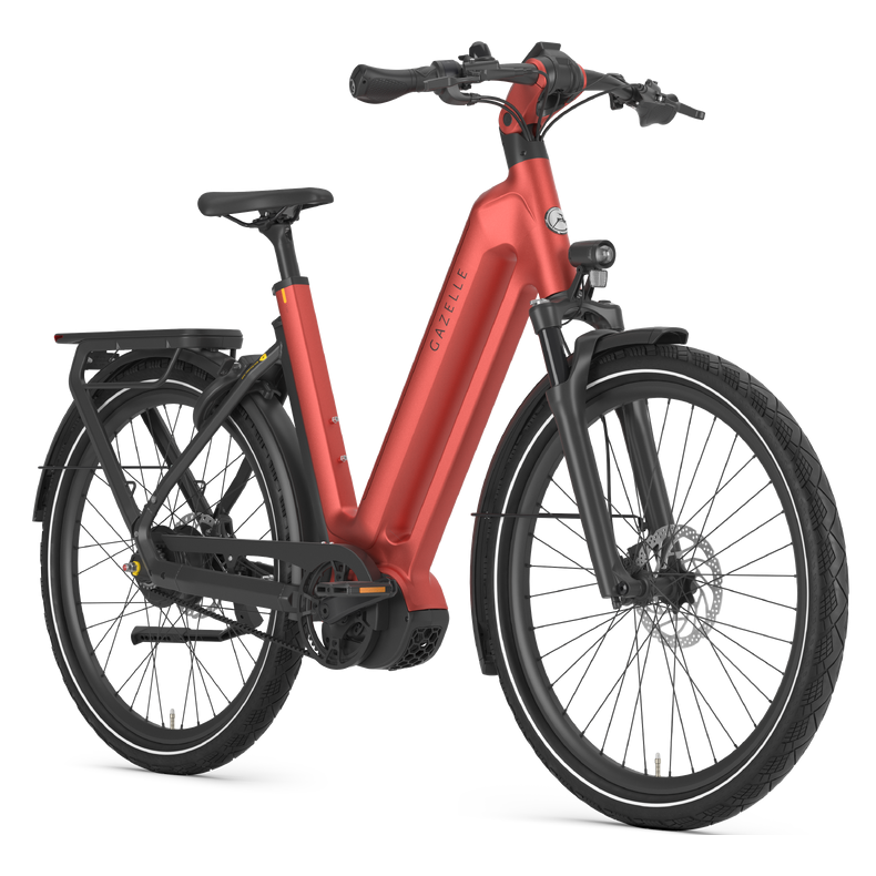 Gazelle Eclipse C380 HMB Orange stel 55 p� lager og tilbud