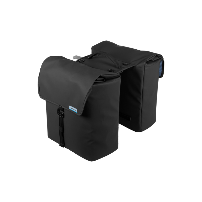 Gazelle Deluxe dobbelt cykeltaske med MIK