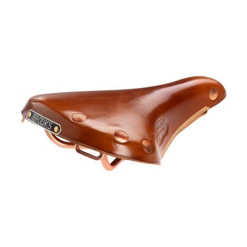 Sadel Brooks ''Team Pro'' Honey m/kobber stel