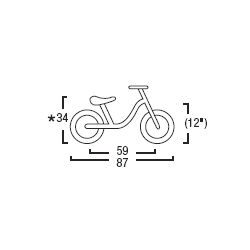 PUKY LBECYKEL FRA 2 1/2 R PUNKTERFRI DK