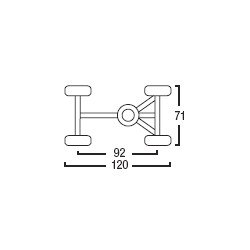 PUKY GO-CART R�D FRA 6 �R fra 115 cm