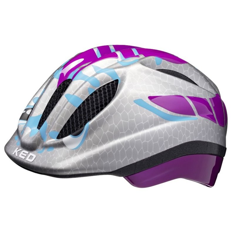 Ked Meggy Trend Dino Violet lys bag justerbar 