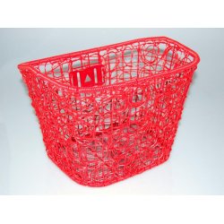 Kurv For fastmotering Mix Rd Plast Rattan Flet