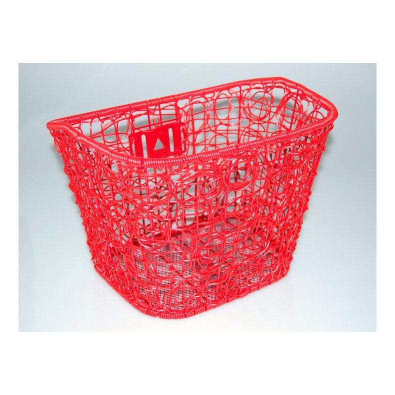 Kurv For fastmotering Mix R�d Plast Rattan Flet