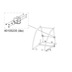 Thule Coaster XT LH l�s LH Autolock assy