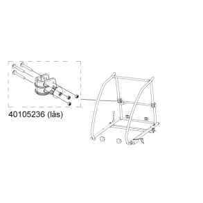 Thule Coaster XT RH l�s RH Autolock assy