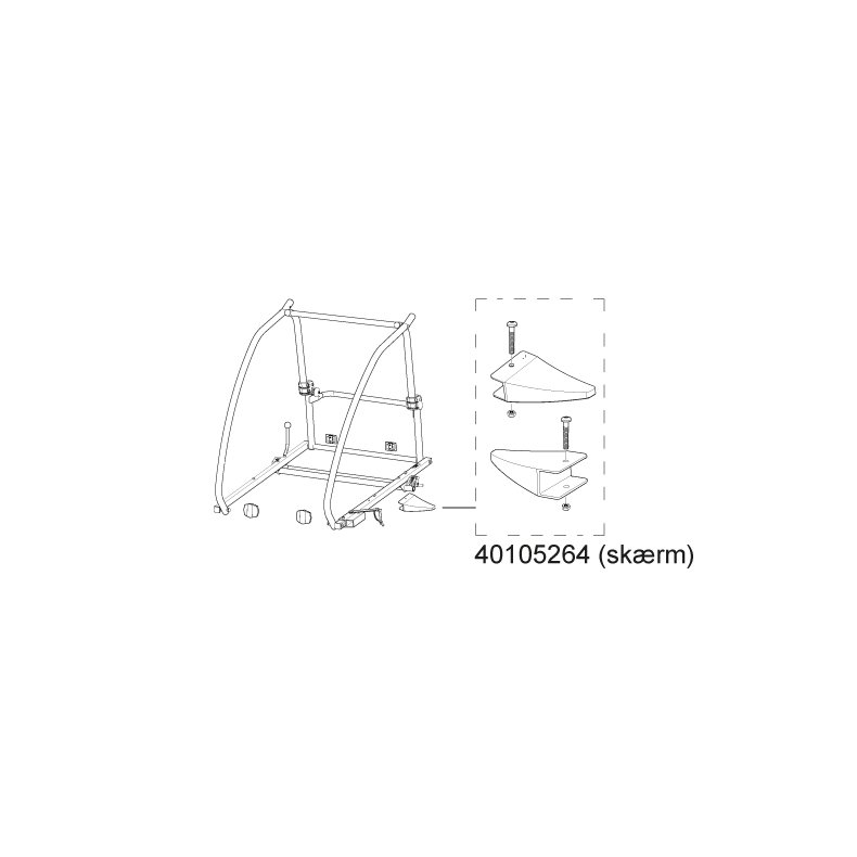 Thule Coaster XT sk�rm Deflector CSTR XT 16/CDNC 14
