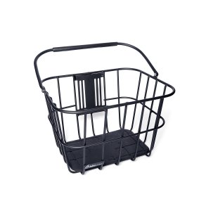 Bikepartner Skagen - sort aluminiumskurv til KLICKfix